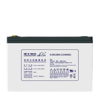 260±2mm 길이 레오치 DJM1280S 통신 장비용 12V80Ah 납산 배터리
