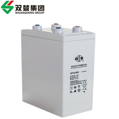 태양 에너지 저장 전력 시스템 Eps를 위한 Shuangdeng GFM-800 2V800Ah 납산 배터리