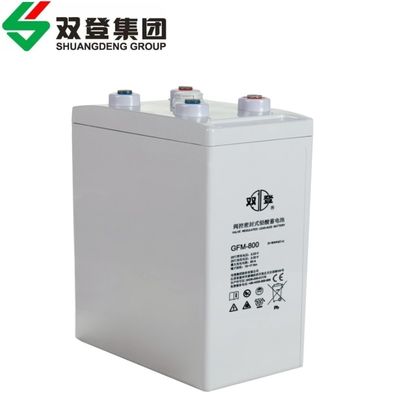 태양 에너지 저장 전력 시스템 Eps를 위한 Shuangdeng GFM-800 2V800Ah 납산 배터리