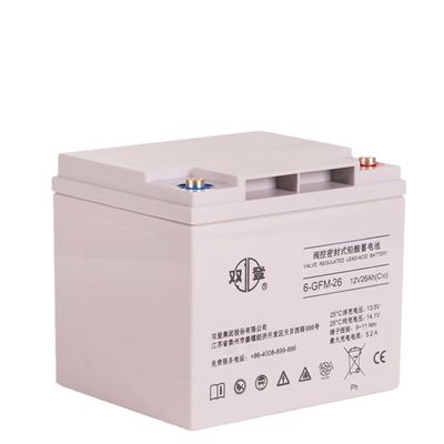 통신 및 태양 에너지 저장용 12V26Ah Shuangdeng 밀폐 6-GFM-26 배터리