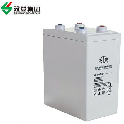 통신 및 화재 통제에서 전력 백업을 위한 Shuangdeng GFM-800 2V800Ah 배터리