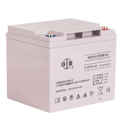 UPS 및 전력 시스템용 높은 용량 12V40Ah Shuangdeng 6-GFM-40 납산 배터리