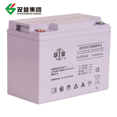 충전 가능한 납산 배터리 12V50Ah UPS용 태양 전지 패널 에너지 저장 전력 시스템