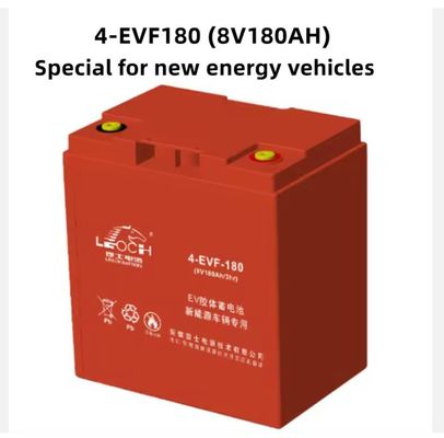 파워 셀 LEOC 리드 산성 배터리 4-EVF-180을 위한 심 사이클 밀폐 AGM 배터리 8V 180Ah