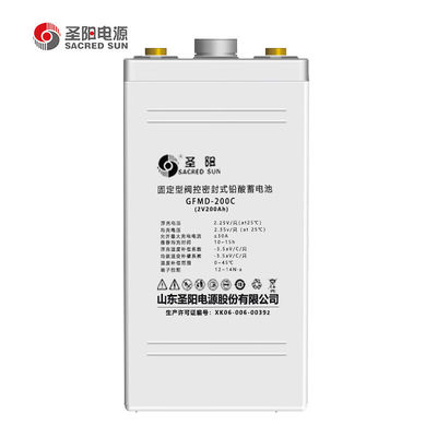 충전 가능한 GFMD-200C 2V200Ah UPS 전원 통신용 심 사이클 납산 배터리
