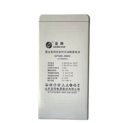 태양 에너지 저장 전력 시스템용 사크러드 선 GFMD-300C 2V300Ah 납산 배터리