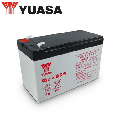 충전 가능한 유아사 납산 배터리 NP7-1212V7AH 2.5KG 컴퓨터실 기본 스테이션