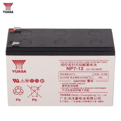 충전 가능한 유아사 납산 배터리 NP7-1212V7AH 2.5KG 컴퓨터실 기본 스테이션
