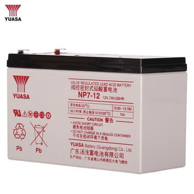 충전 가능한 유아사 납산 배터리 NP7-1212V7AH 2.5KG 컴퓨터실 기본 스테이션