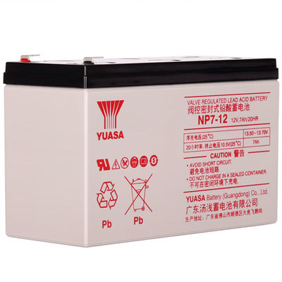 충전 가능한 유아사 납산 배터리 NP7-1212V7AH 2.5KG 컴퓨터실 기본 스테이션