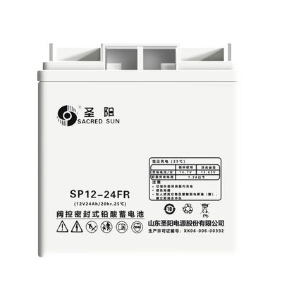 사크레드 선 SP12-24 생산 및 산업용 기계용 납 산성 배터리 12V24Ah