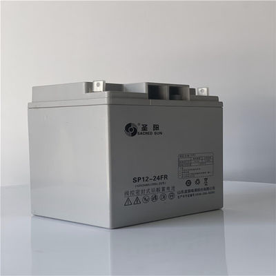 사크레드 선 SP12-24 생산 및 산업용 기계용 납 산성 배터리 12V24Ah