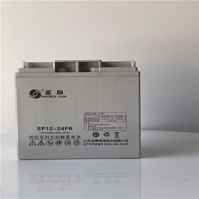 사크레드 선 SP12-24 생산 및 산업용 기계용 납 산성 배터리 12V24Ah