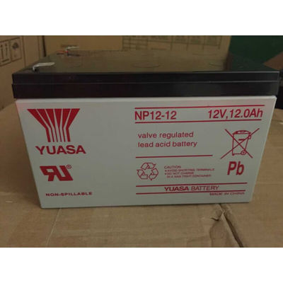 비상 전력 및 통신용 견고한 유아사 납산 배터리 NP12-1212V12AH