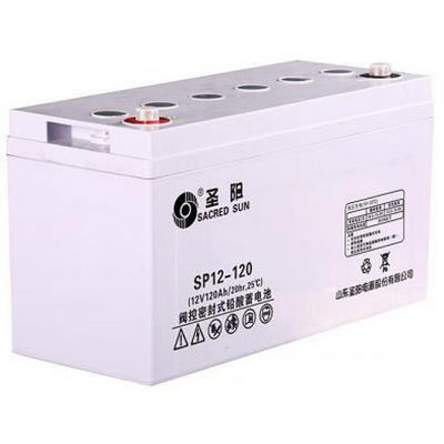 12V120Ah 신성 태양 재생 UPS 전력 통신을위한 밀폐 SP12-120 배터리