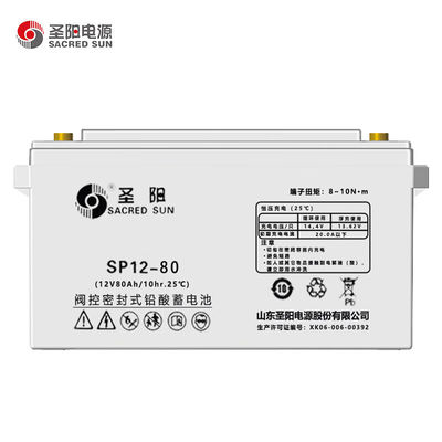 12V120Ah 신성 태양 재생 UPS 전력 통신을위한 밀폐 SP12-120 배터리