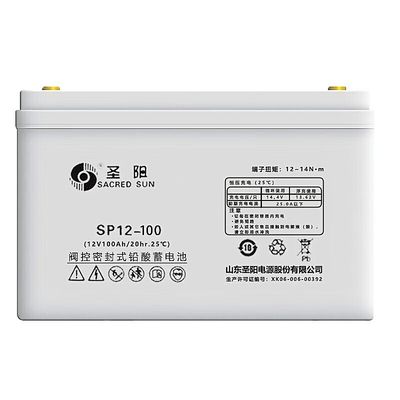 330mm 길이 신성 태양 밀폐 SP12-100 납 산성 배터리 12V100Ah UPS 전력 시스템