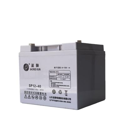165mm 너비 사크러드 선 SP12-40 통신 시스템용 납산 배터리 12V40Ah