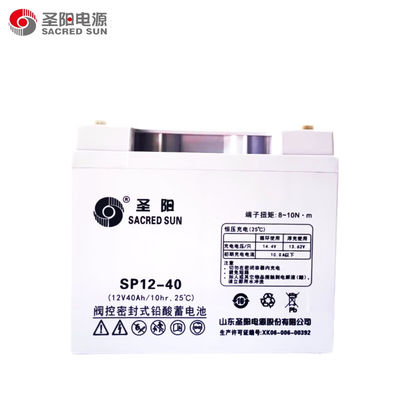 165mm 너비 사크러드 선 SP12-40 통신 시스템용 납산 배터리 12V40Ah