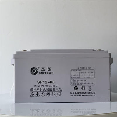 사크레드 선 재충전 납산 배터리 12V80Ah UPS 전력 및 태양 에너지 저장