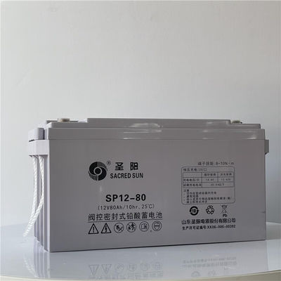 사크레드 선 재충전 납산 배터리 12V80Ah UPS 전력 및 태양 에너지 저장