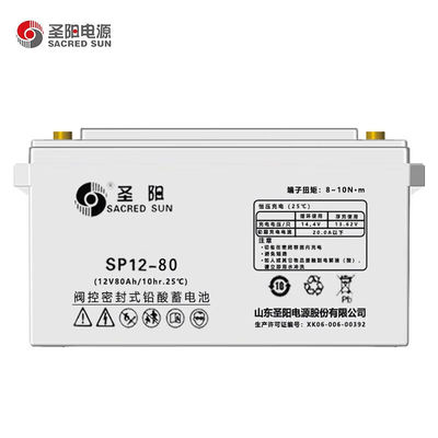 적용 가능한 온도 범위 -15 C-45 C 전력 시스템용 성 태양 SP12-100 배터리