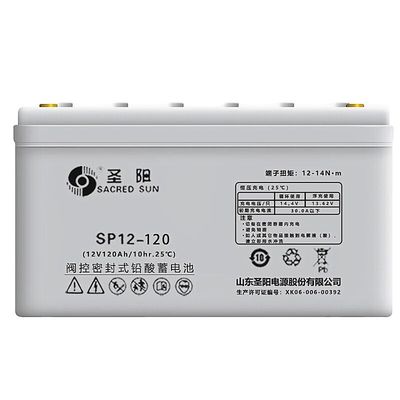 사크레드 선 SP12-120 태양 에너지 저장 및 UPS 전원을 위한 12V120Ah 납산 배터리