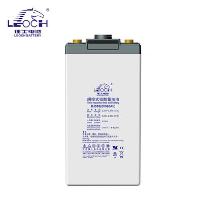 총 높이 350mm 레오치 배터리 DJ500 납산 배터리 2V500Ah UPS 전원 공급 장치