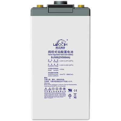 총 높이 350mm 레오치 배터리 DJ500 납산 배터리 2V500Ah UPS 전원 공급 장치