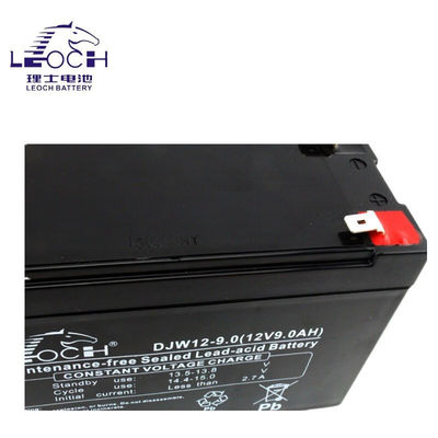 견고한 ABS 컨테이너 레오치 배터리 DJW12-9.0 12V9Ah UPS 기계실 전원 시스템