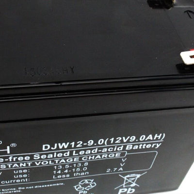 견고한 ABS 컨테이너 레오치 배터리 DJW12-9.0 12V9Ah UPS 기계실 전원 시스템