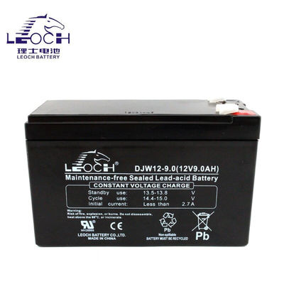 견고한 ABS 컨테이너 레오치 배터리 DJW12-9.0 12V9Ah UPS 기계실 전원 시스템