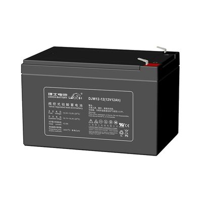 레오치 배터리 DJW12-12 12V12Ah 태양 에너지 저장 전력 시스템 조명 보트