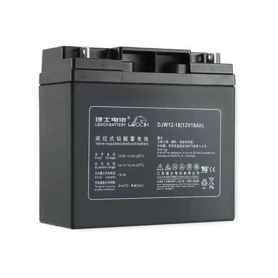 태양 에너지 저장용 전원 경보 시스템용 장기 지속 가능한 레오치 배터리 DJW12-18 12V18Ah