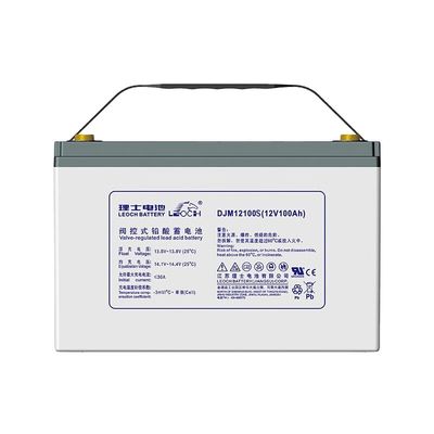 레오치 배터리 DJM12100S 40C에서 태양 에너지 저장 전력 풍력 시스템에 12V100Ah