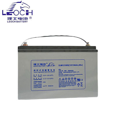 레오치 배터리 DJM12100S 40C에서 태양 에너지 저장 전력 풍력 시스템에 12V100Ah