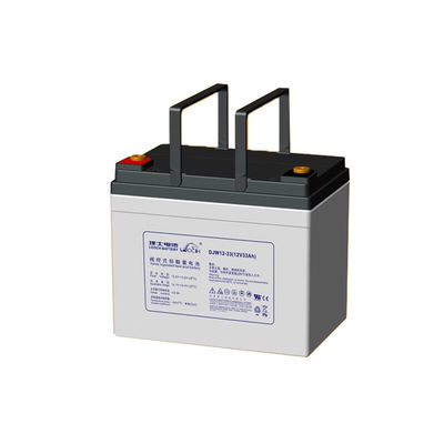 130±1mm 너비 레오치 배터리 DJW12-33 태양광 발전 시스템용 납산 배터리 12V33Ah