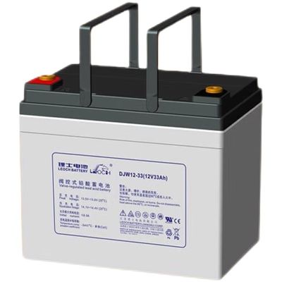 130±1mm 너비 레오치 배터리 DJW12-33 태양광 발전 시스템용 납산 배터리 12V33Ah