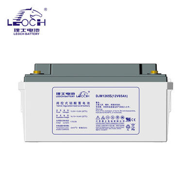 12V65Ah 레오치 배터리 DJM1265S 태양 에너지 저장 전력 시스템 및 UPS 전력